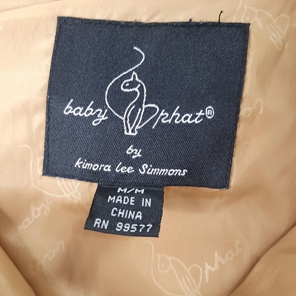 Baby Phat Brown Puffer Jacket Size M - Picture 13 of 14